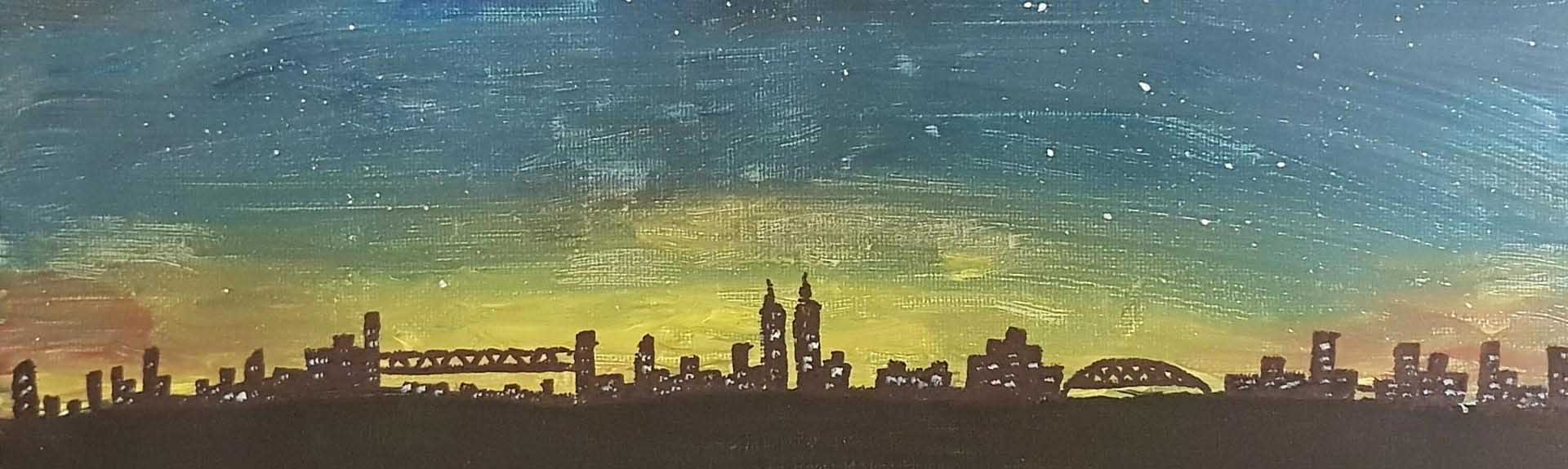 cityscape artwork