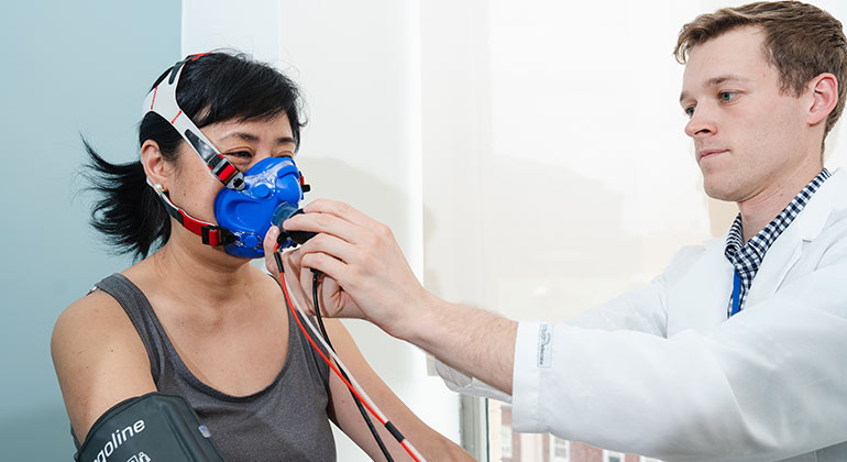 FatMax Assessment being performed on patient