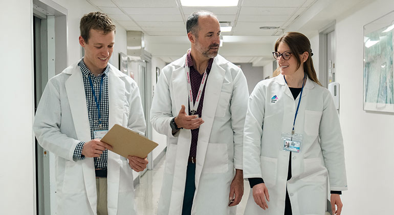 Image of doctor with patient