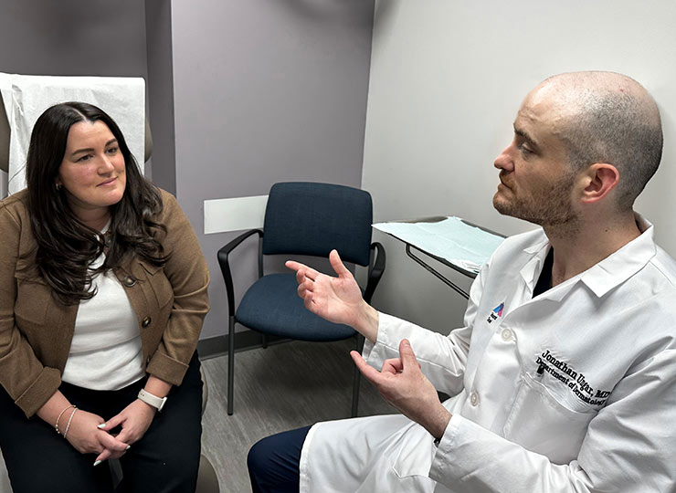Photo of Image of doctor with patient