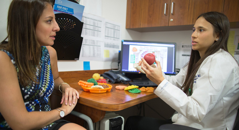 doctor talking to patient