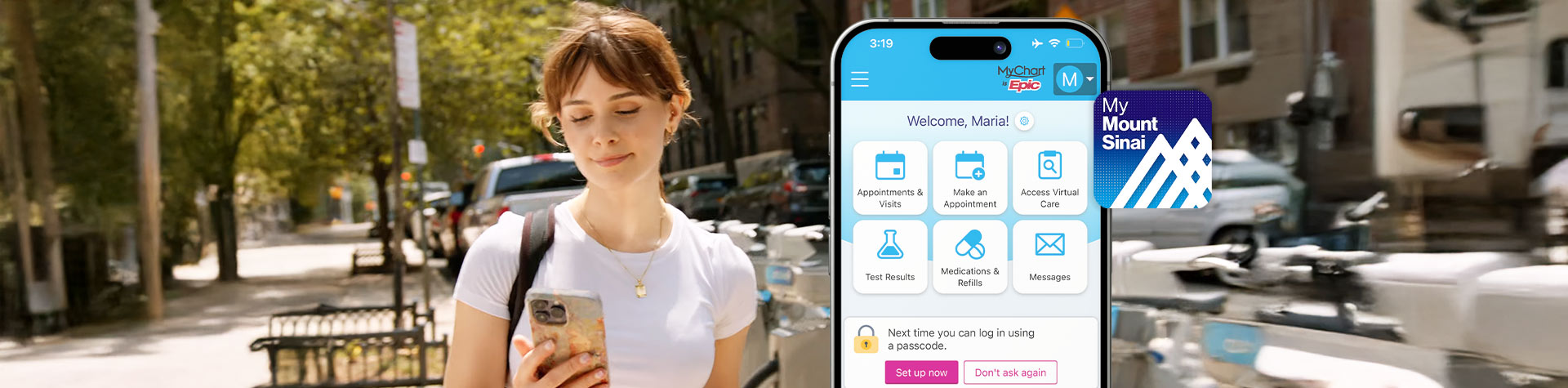 Image of person holding mobile phone