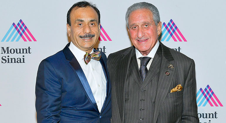 Dr. Tewari and Arthur Blank