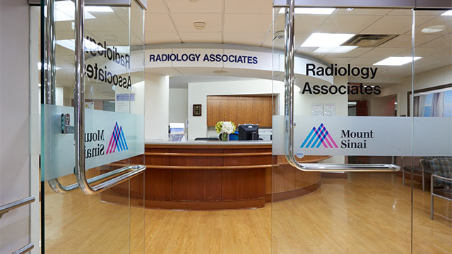 Radiology office entrance