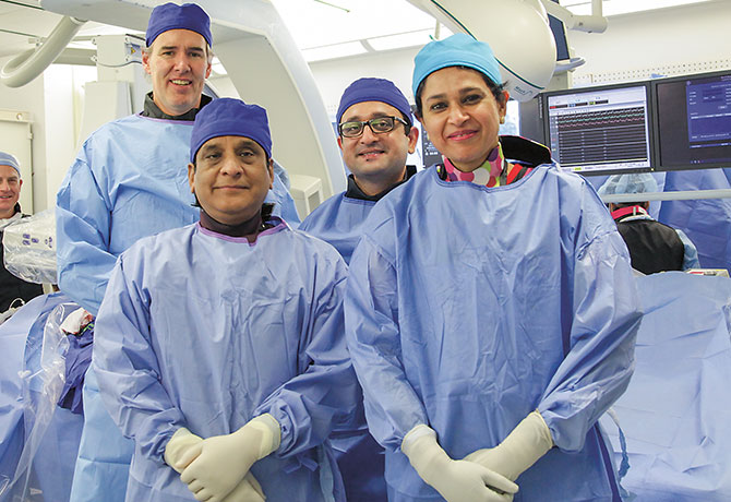 Group Photo of Phsycians in Scrubs