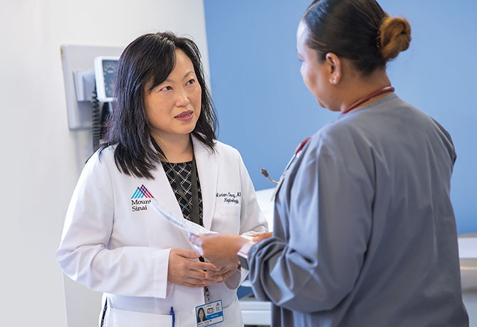 A photo showing Miriam Chung, MD