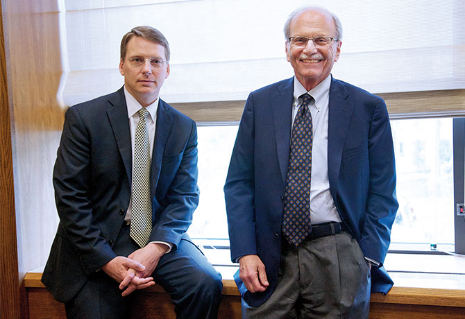 image of Erik Lium, PhD, and Steven J. Burakoff, MD