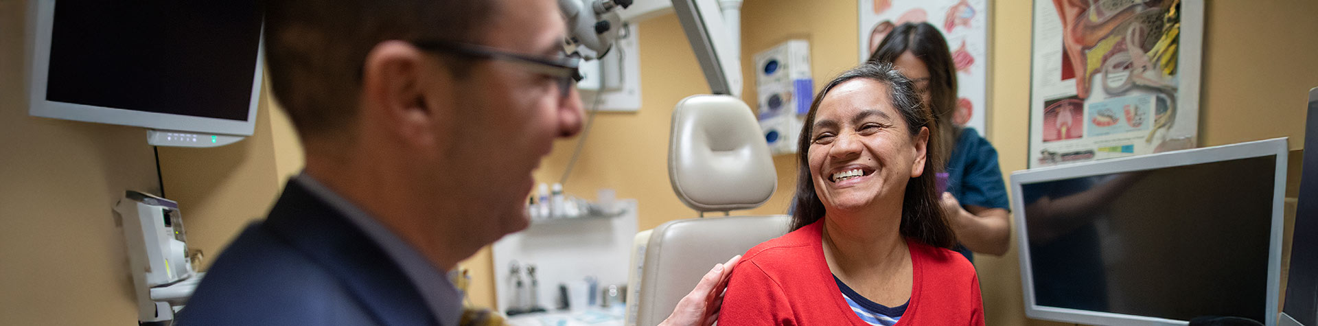 Doctor with his patient