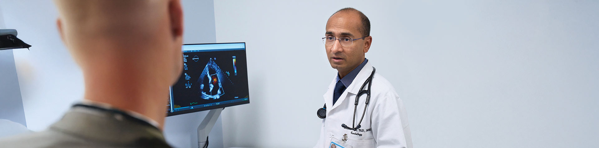 Image of doctor with patient