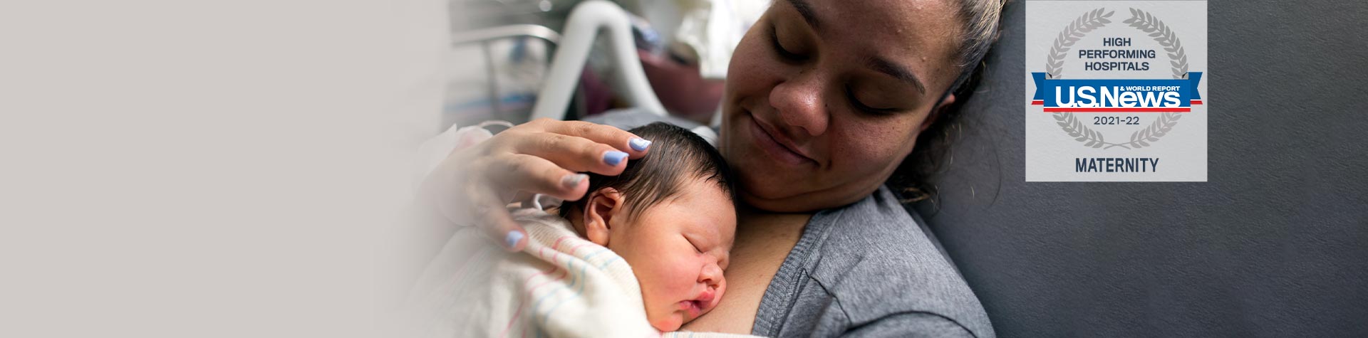 Image of mother holding baby