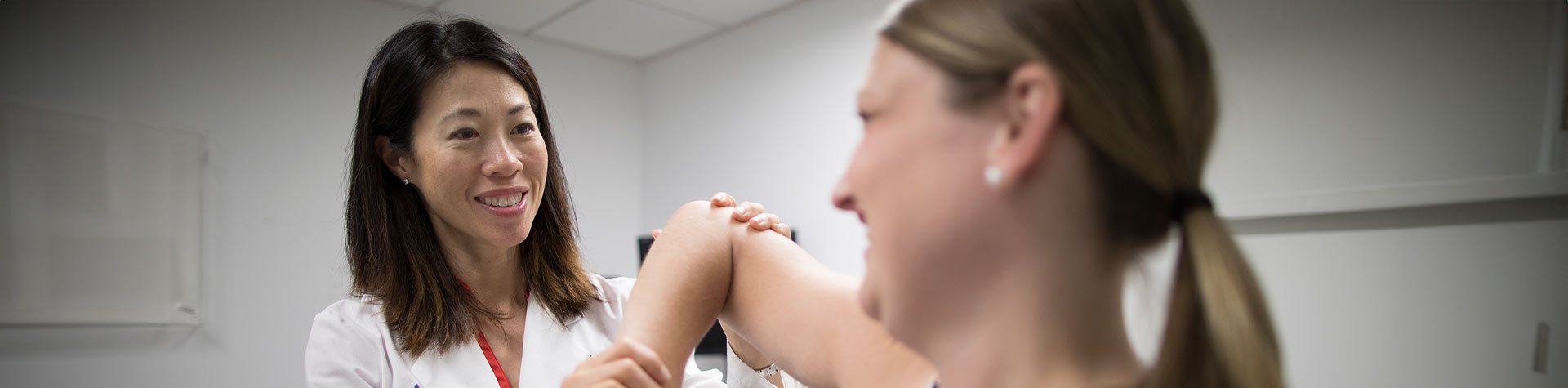 Image of doctor with patient
