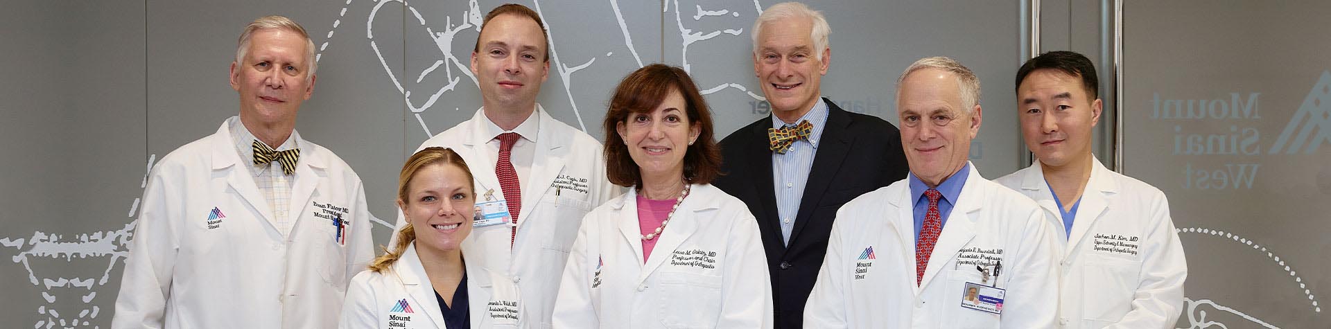 Mount Sinai Orthopedic doctors inside C.V. Starr Hand Center