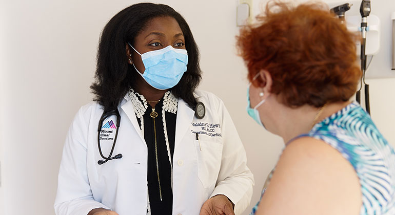 doctor with patient