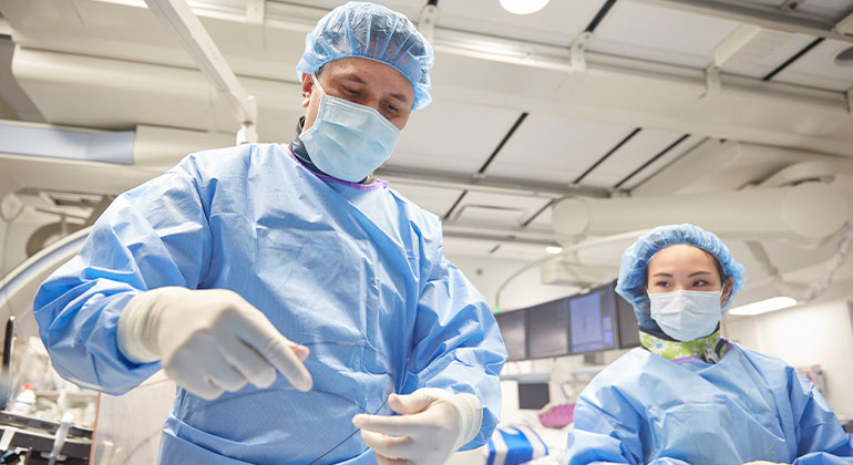 Image of doctors in surgery