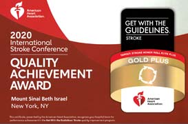Stroke Center award graphic