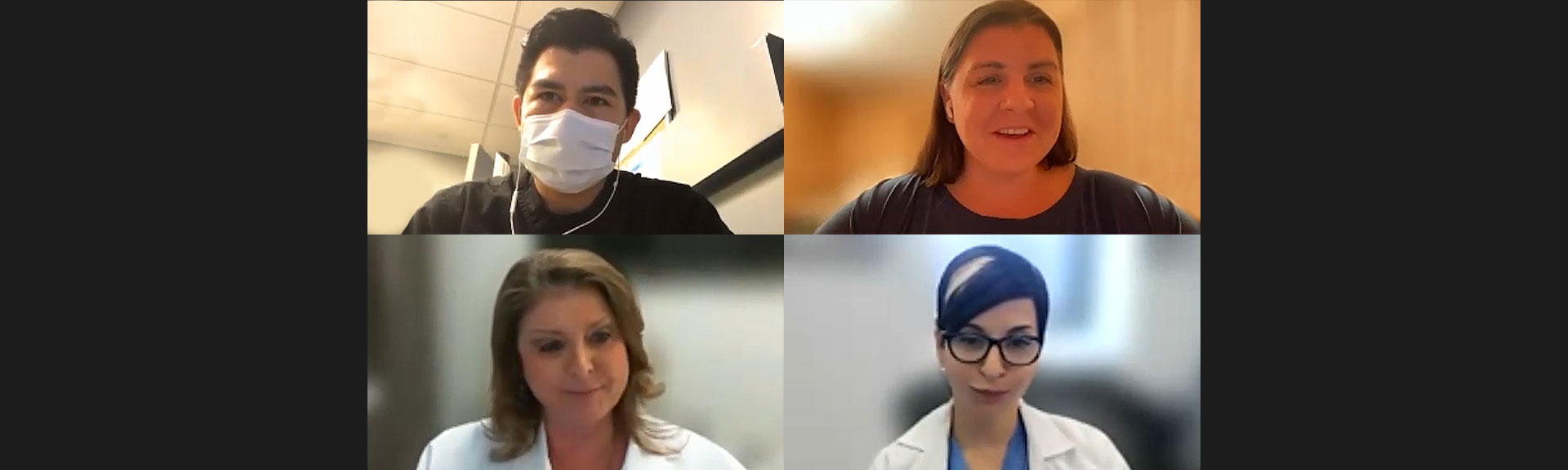 Image of doctors in zoom call