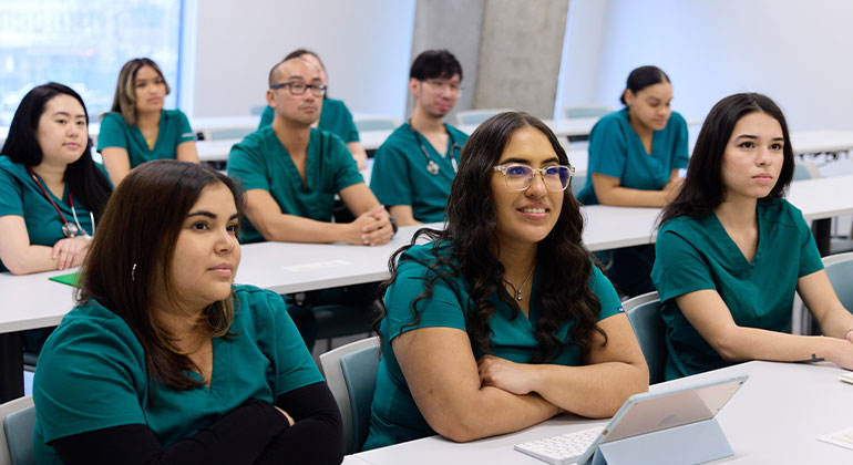 Students in classroom