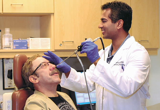 doctor with patient