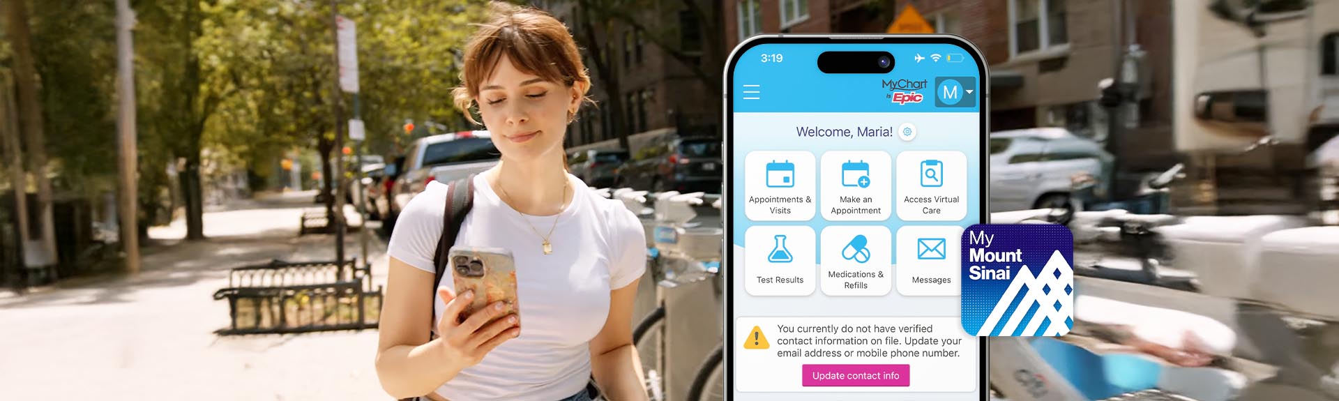 Image of person holding mobile phone