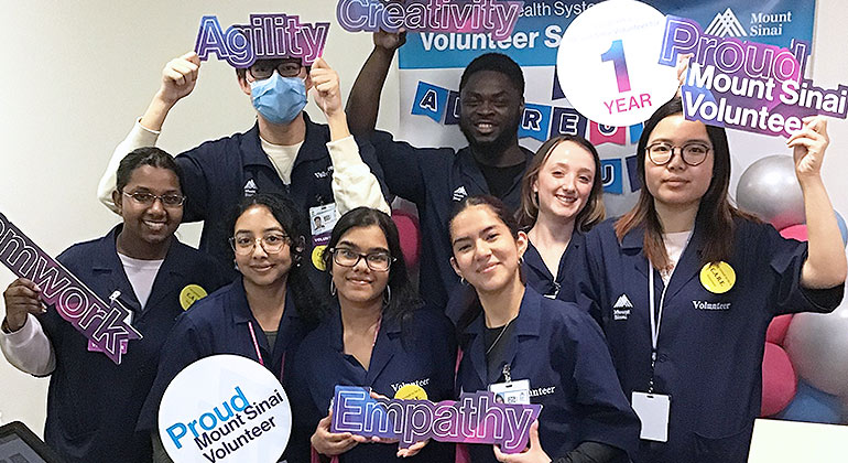 group of volunteers