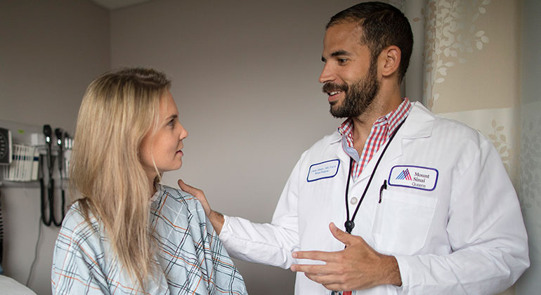Doctor with his patient