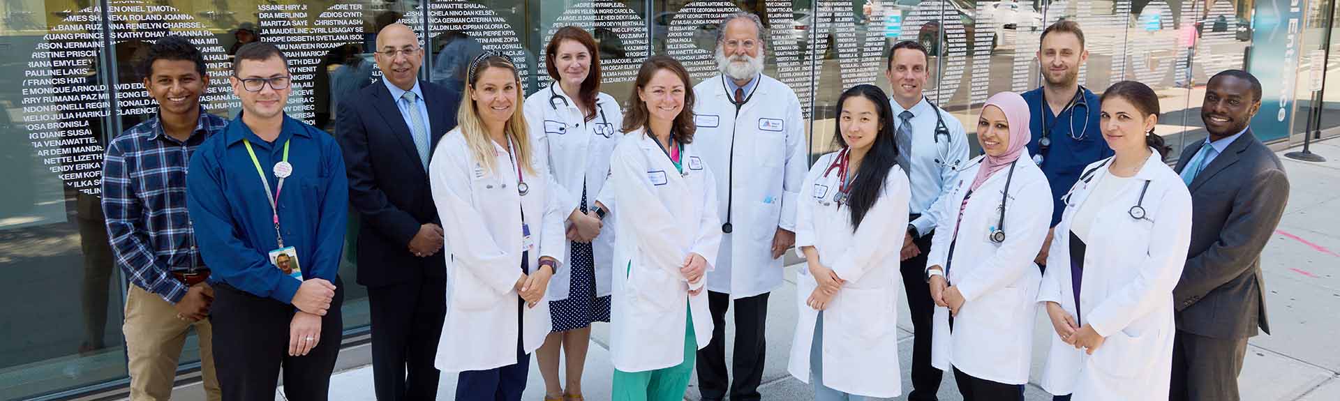 Cardiology team group shot