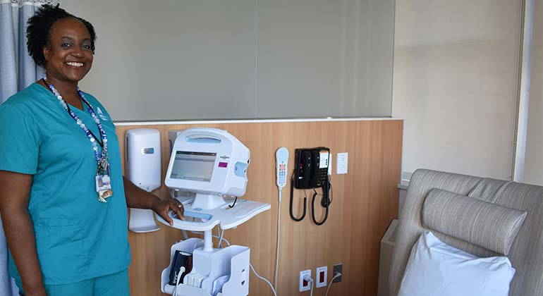 Image of Staff in Infusion Suite