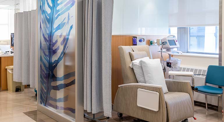 Photo of Mount Sinai St. Luke’s Infusion Suite Treatment Area