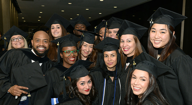 Student photo at gradudation.