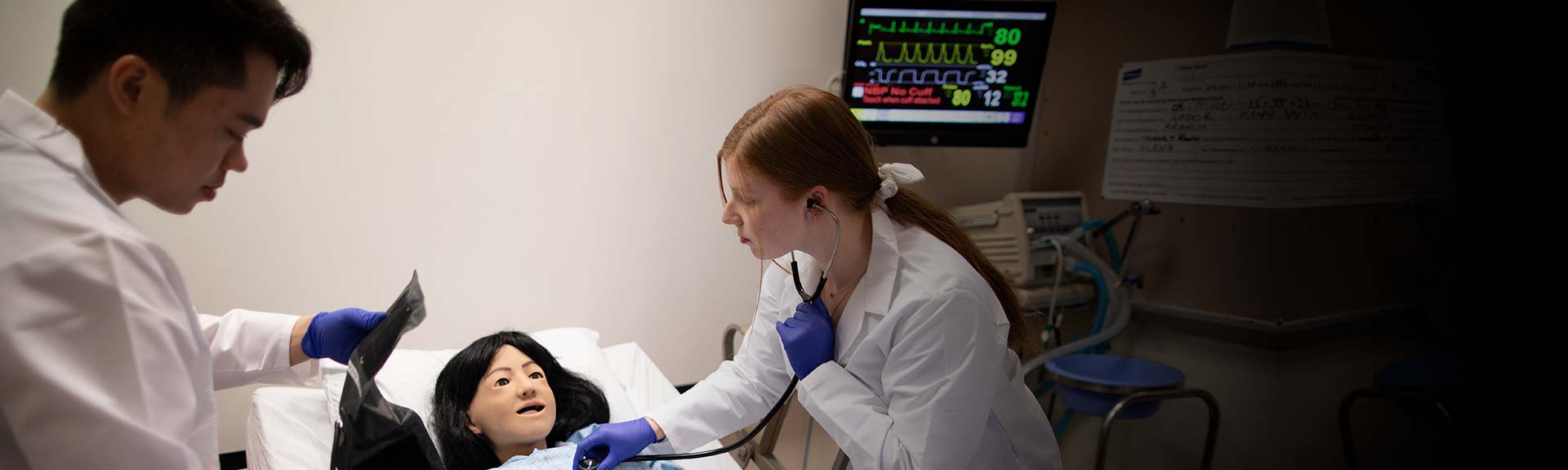Students in simulation