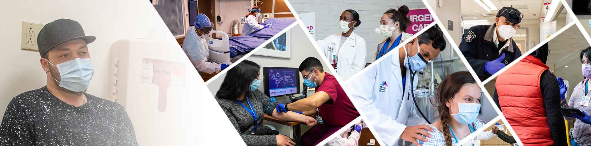 Collage of patients