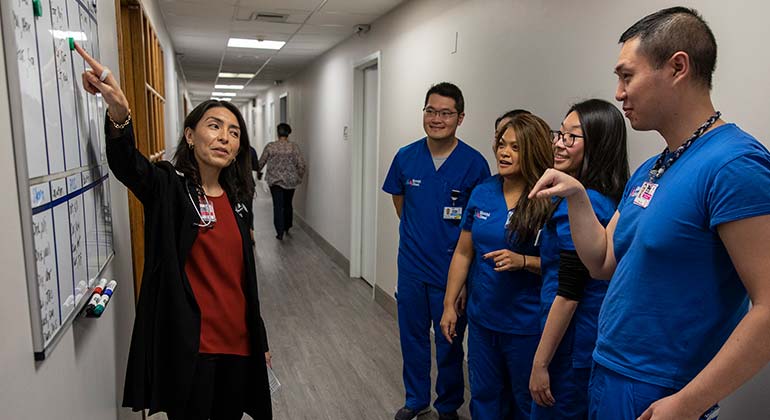 Doctors in hallway