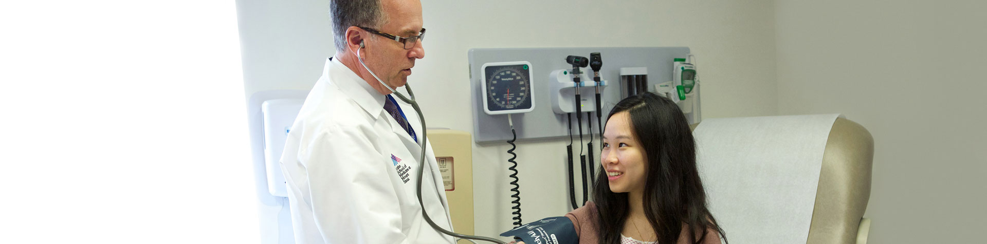 Doctor and young patient