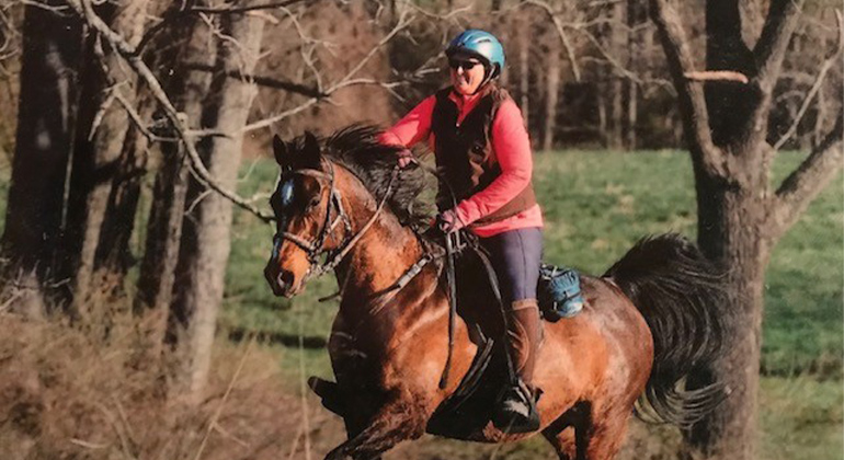 Fraske on horseback