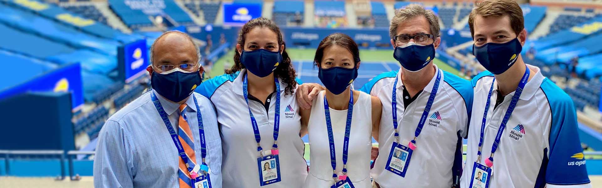 Doctors wearing masks