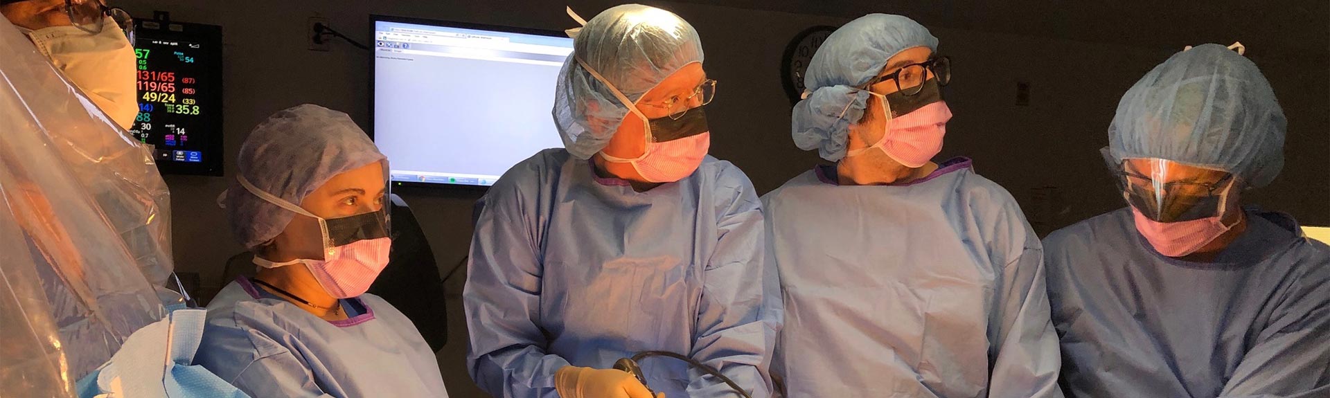Doctors in surgery