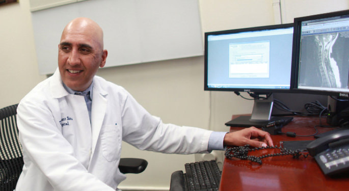 image of Dr. Choudhuri in an office setting