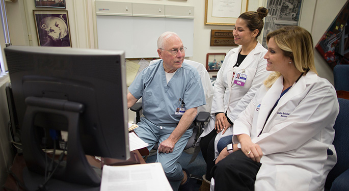 image of Drs. Post, Schlacter and nurse in office setting