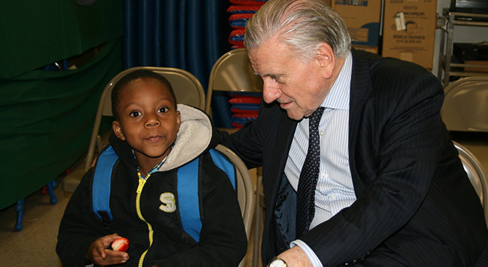 Image of Doctor Fuster and child