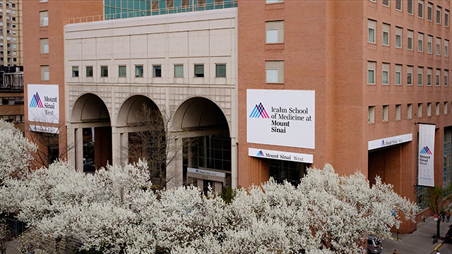 exterior shot of Mount Sinai West building