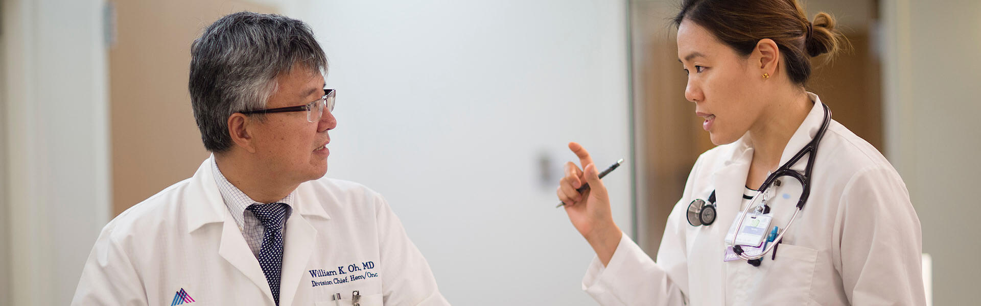 Doctor Oh talking to nurse