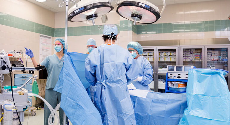 Image of doctors in surgery